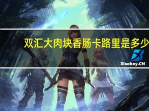 双汇 大肉块香肠卡路里是多少