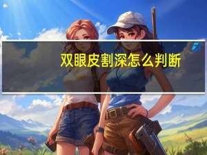 双眼皮割深怎么判断(全切双眼皮割深了会慢慢变浅吗)