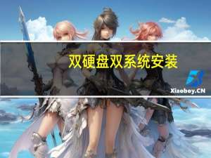 双硬盘双系统安装（双硬盘双系统）