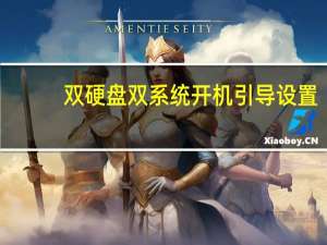 双硬盘双系统开机引导设置（双硬盘）