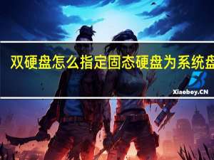 双硬盘怎么指定固态硬盘为系统盘c盘（ssd固态硬盘是c盘吗）