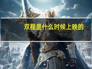 双程是什么时候上映的（求 电影双程有没有3 什么时候上映）