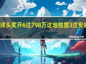 双色球头奖开6注798万 这地独揽3注 安徽成大赢家