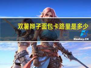 双薯辫子面包卡路里是多少