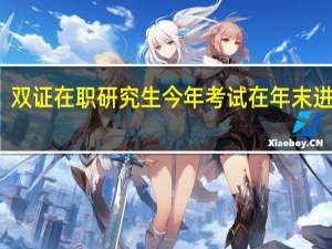 双证在职研究生今年考试在年末进行吗