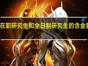 双证在职研究生和全日制研究生的含金量区别大吗