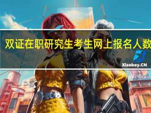 双证在职研究生考生网上报名人数多吗