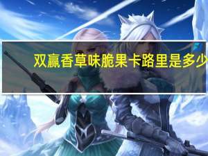 双赢 香草味脆果卡路里是多少