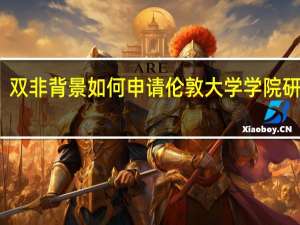 双非背景如何申请伦敦大学学院研究生