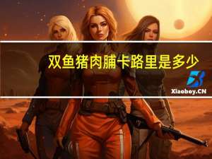 双鱼 猪肉脯卡路里是多少