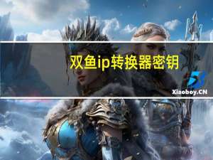 双鱼ip转换器密钥（双鱼ip转换器）