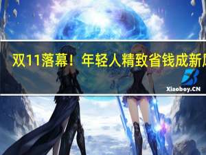 双11落幕！年轻人精致省钱成新风潮：被评为“炫省一族”