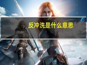 反冲洗是什么意思