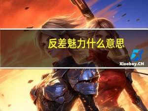 反差魅力什么意思
