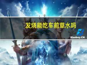 发烧能吃车前草水吗（发烧能吃车厘子吗）