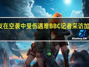发现多位亲友在空袭中受伤遇难BBC记者采访加沙医院时失声痛哭