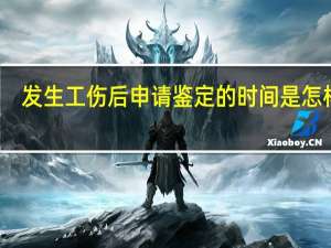 发生工伤后申请鉴定的时间是怎样的