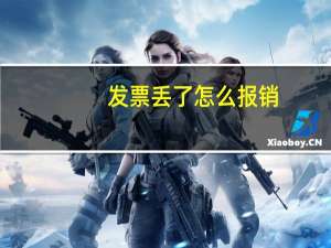 发票丢了怎么报销