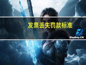 发票丢失罚款标准