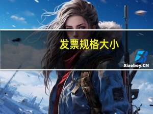 发票规格大小