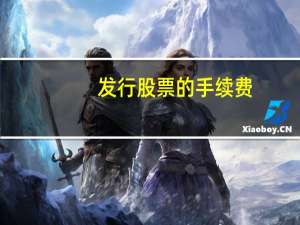 发行股票的手续费