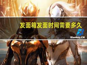 发面箱发面时间需要多久（附魔星fms）