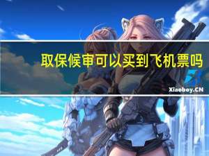 取保候审可以买到飞机票吗