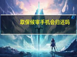 取保候审手机会归还吗