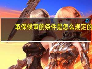 取保候审的条件是怎么规定的