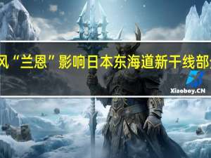 受台风“兰恩”影响 日本东海道新干线部分列车停运
