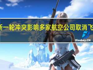 受巴以新一轮冲突影响多家航空公司取消飞往以色列航班