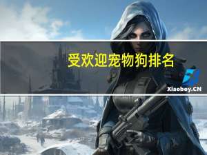 受欢迎宠物狗排名