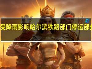 受降雨影响哈尔滨铁路部门停运部分列车