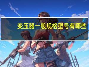 变压器一般规格型号有哪些