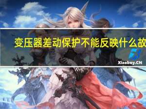 变压器差动保护不能反映什么故障