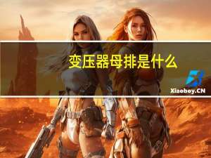 变压器母排是什么