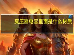 变压器电容里面是什么材质