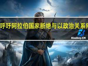 叙利亚总统 呼吁阿拉伯国家断绝与以政治关系 向以色列真正施压