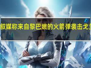 叙媒称来自黎巴嫩的火箭弹袭击戈兰高地