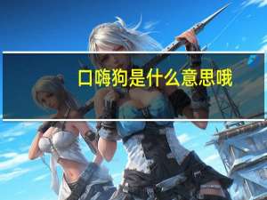 口嗨狗是什么意思哦（口嗨狗是什么意思）