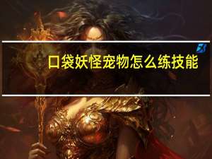 口袋妖怪宠物怎么练技能