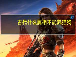 古代什么属相不能养猫狗