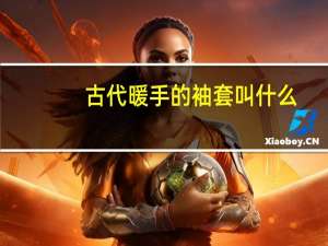 古代暖手的袖套叫什么