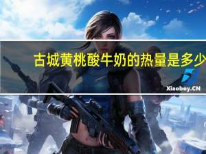 古城 黄桃酸牛奶的热量是多少