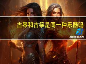 古琴和古筝是同一种乐器吗