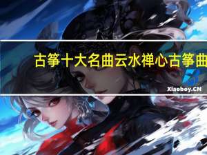 古筝十大名曲云水禅心古筝曲（古筝十大名曲）