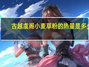 古越虞阁 小麦草粉的热量是多少