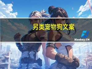 另类宠物狗文案