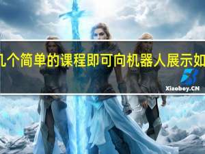 只需几个简单的课程即可向机器人展示如何驾驶汽车