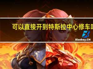 可以直接开到特斯拉中心修车吗